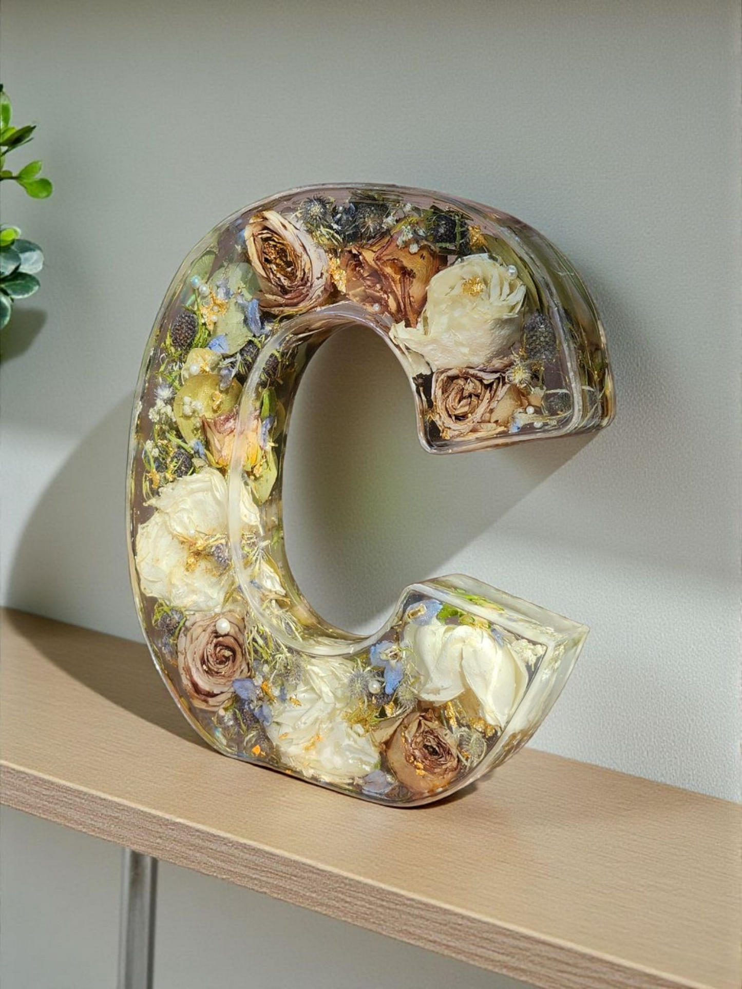 Large Letter Flower Preservation