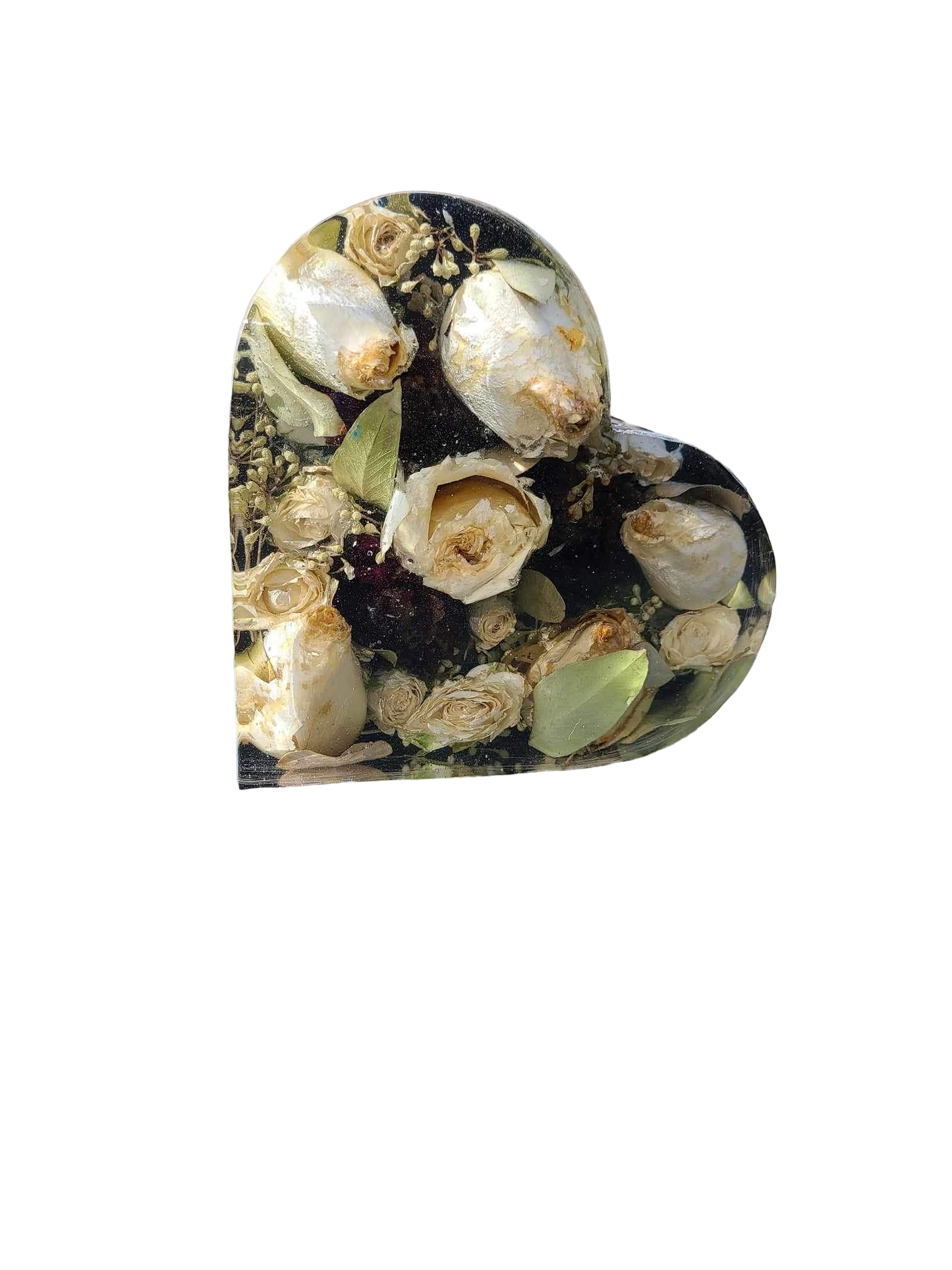 8 inch heart shaped Floral Piece