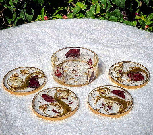 Floral Resin Coasters